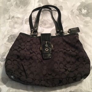 Black and Silver Guess Purse